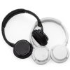 Fone de ouvido Bluetooth com haste ajustável e fones giratórios