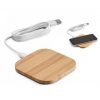 Carregador wireless. Bambu. Input: 5V/2A.